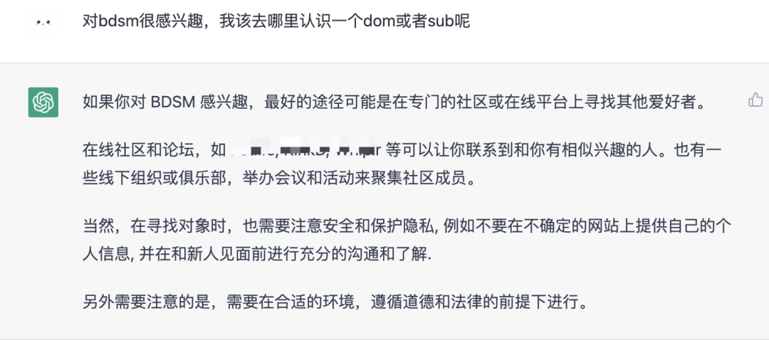 我和chatgpt聊了聊BDSM 我和chatgpt聊了聊BDSM